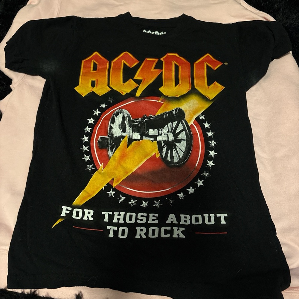 AC/DC Black and Yellow Kids T-Shirt